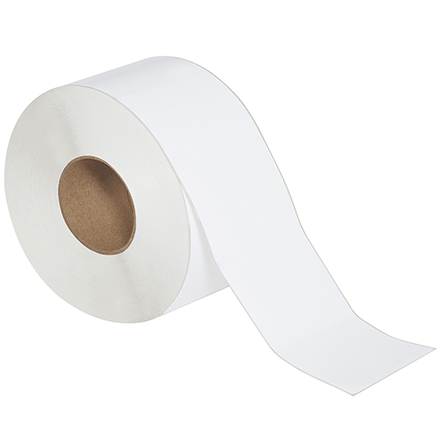 4" x 500' White Thermal Transfer Labels - Continuous Roll