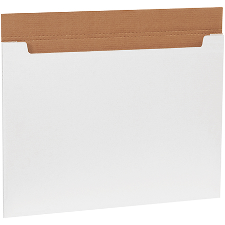 30 x 22 <span class='fraction'>1/2</span> x 1/4" White Jumbo Fold-Over Mailers