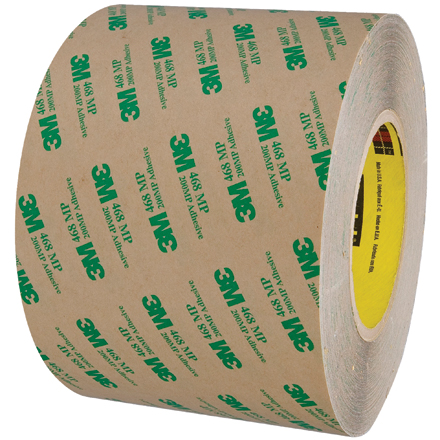 6" x 60 yds. 3M<span class='tm'>™</span> 468MP Adhesive Transfer Tape Hand Rolls