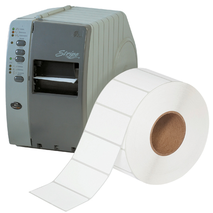 2 x 6"  White Thermal Transfer Labels